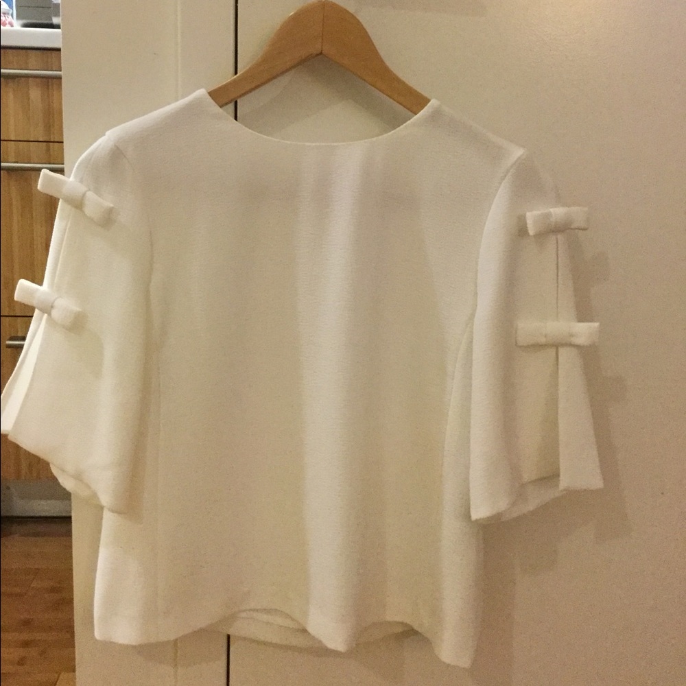 Club Monaco white blouse sz XS